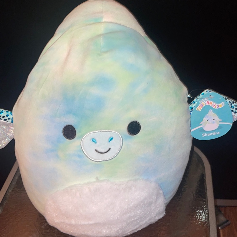 16” Original Squishmallow Shantira Plush Blue- Rare